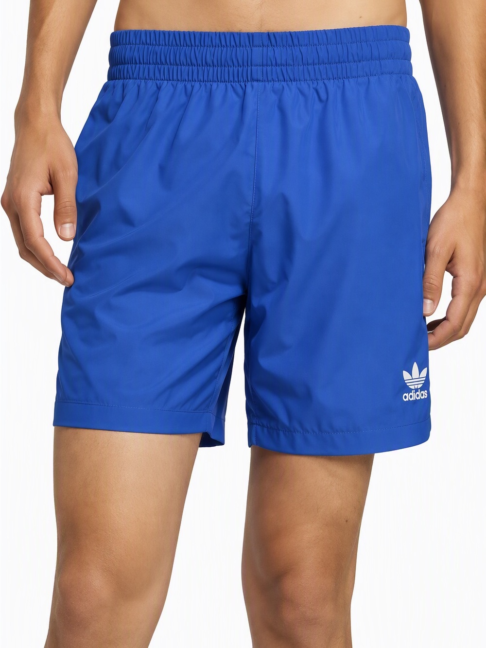 adidas Adicolor Essentials Trefoil Swim Shorts Royal Blue Mens Size S NWT